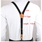 Metal Adjustable Y Type Triple Snap Clip Suspender
